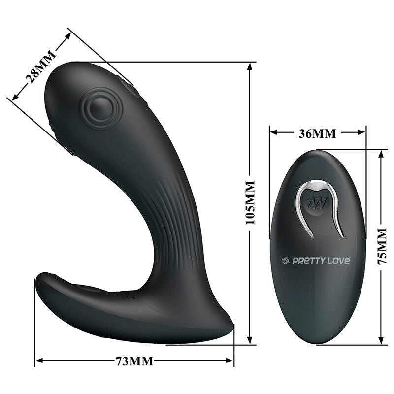 Pretty Love Mirabelle Prostate Vibrator with Remote Control - Loveangels