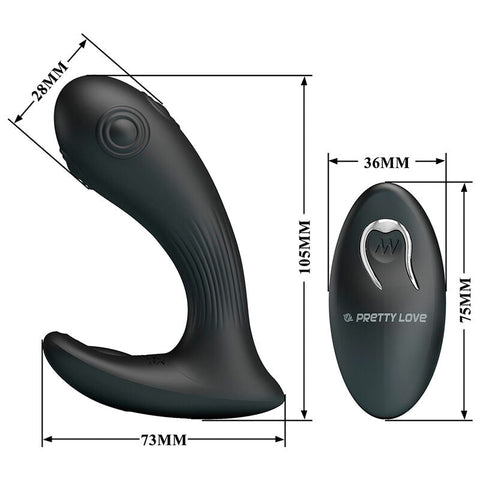 Pretty Love Mirabelle Prostate Vibrator with Remote Control - Loveangels