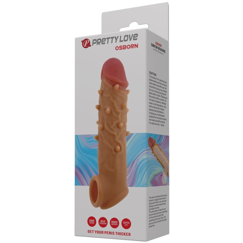 Pretty Love Osborn Textured Penis Sleeve - Loveangels