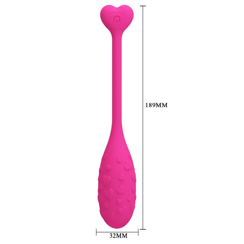 Pretty Love Pink Fisherman App Controlled Vibrating Egg - Loveangels