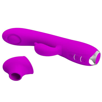 Pretty Love Regina Vibrator With Attachment - Loveangels