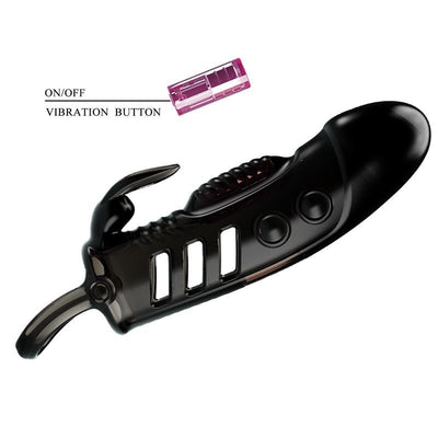 Pretty Love Sloane Vibrating Rabbit Penis Sleeve - Loveangels