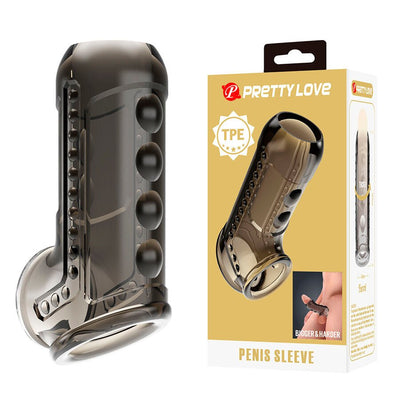 Pretty Love Textured Penis Sleeve - Loveangels