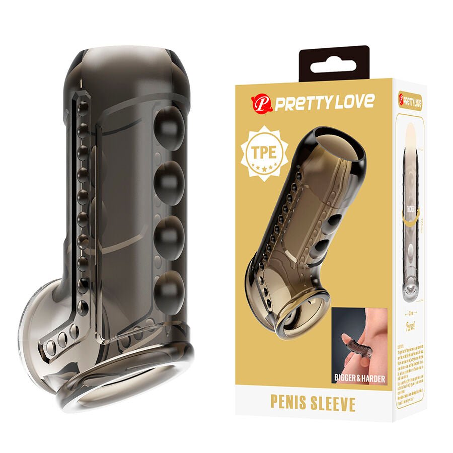 Pretty Love Textured Penis Sleeve - Loveangels