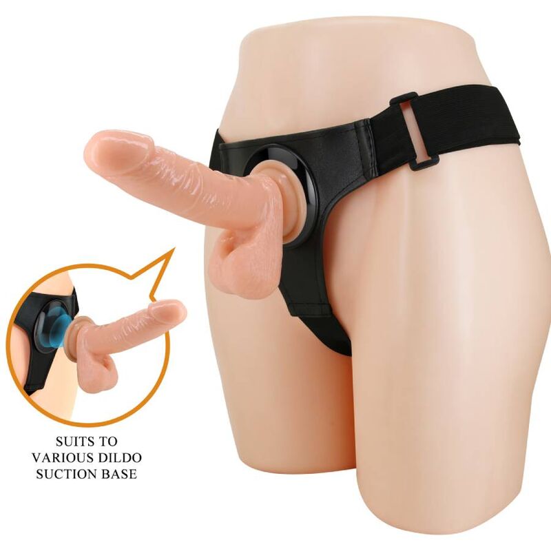 Pretty Love Tom Universal Harness With 7.4 Inch Dildo - Loveangels