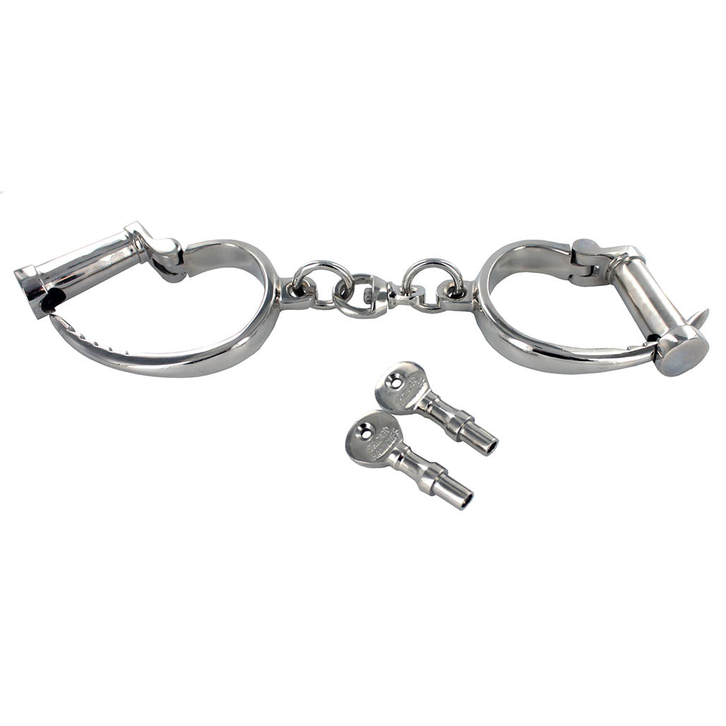 Professional Steel Adjustable Darby Style Handcuffs - Loveangels