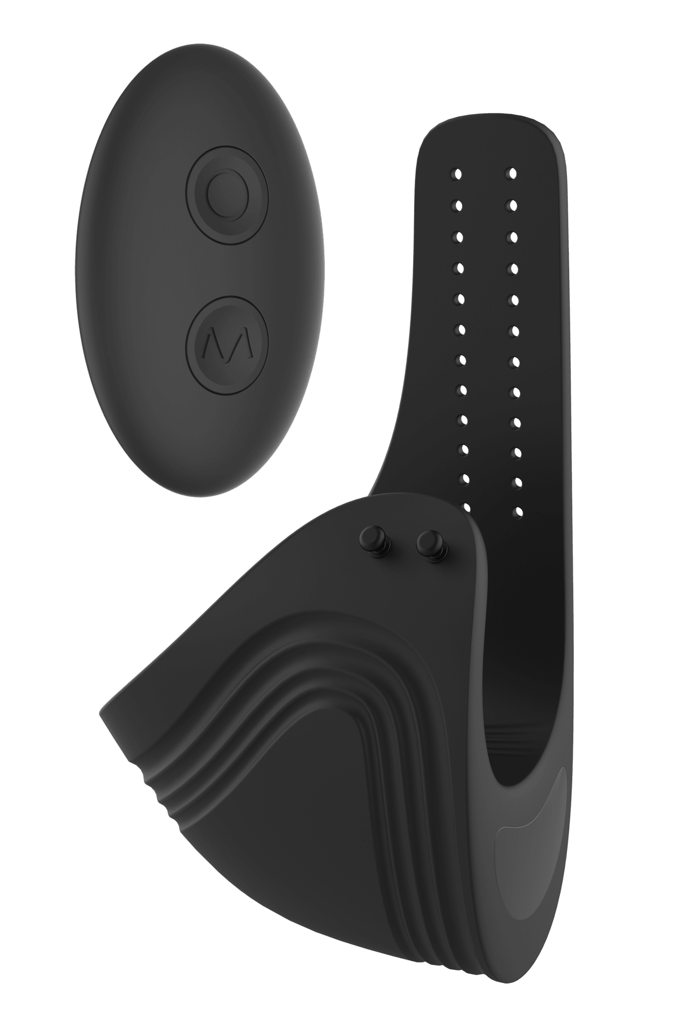 Ramrod Adjustable Vibrating Cockring with Remote - Loveangels