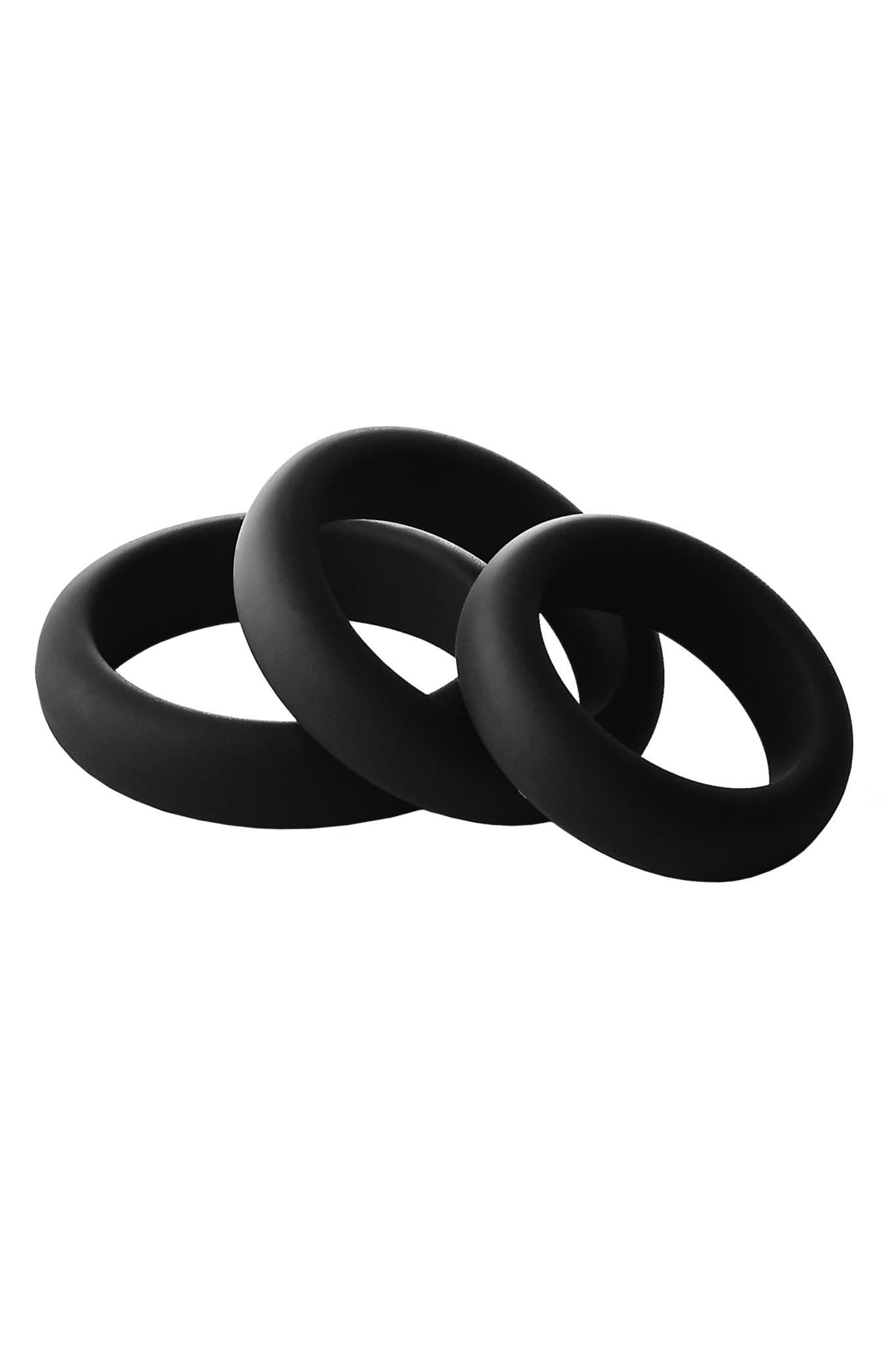 Ramrod Smooth Silicone Cockring 3pk - Loveangels