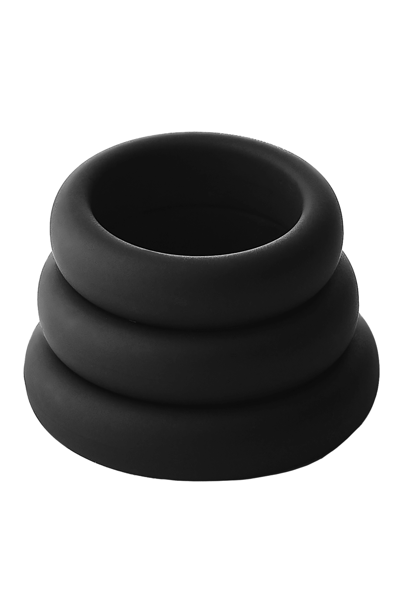Ramrod Smooth Silicone Cockring 3pk - Loveangels