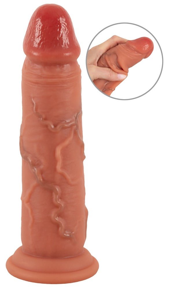 Realistixxx Real Skin 20.5cm Dual Density Dildo - Loveangels