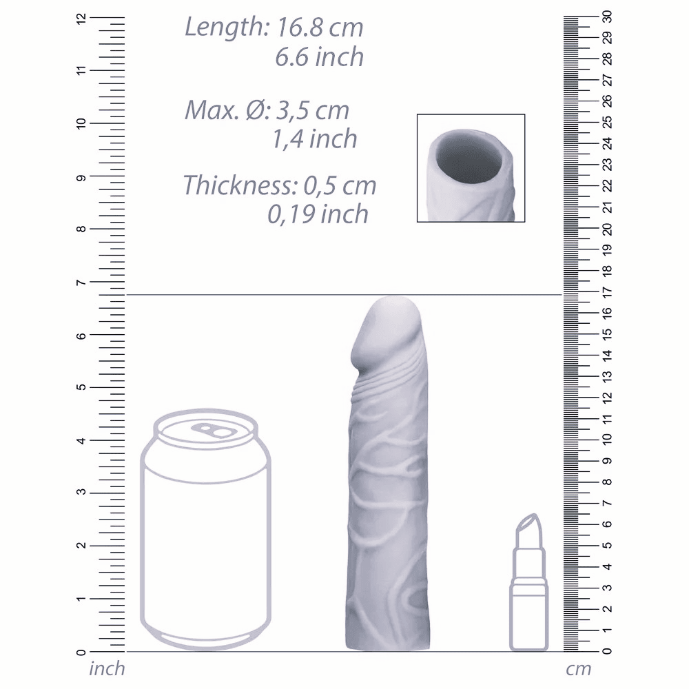RealRock 7 Inch Penis Sleeve - Loveangels