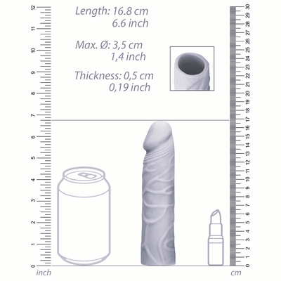 RealRock 7 Inch Penis Sleeve - Loveangels