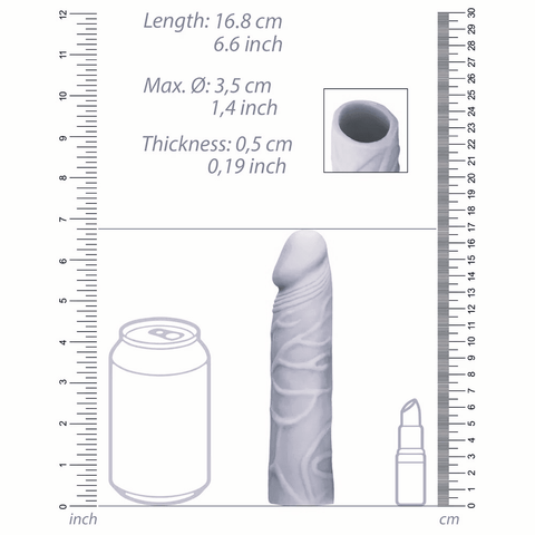 RealRock 7 Inch Penis Sleeve - Loveangels