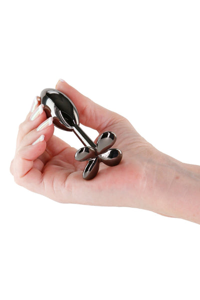 Rear Assets Clover Gunmetal Butt Plug - Loveangels