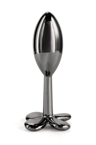Rear Assets Clover Gunmetal Butt Plug - Loveangels