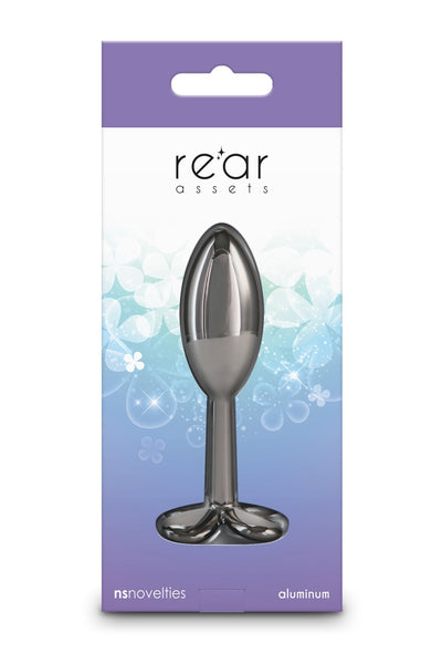 Rear Assets Clover Gunmetal Butt Plug - Loveangels