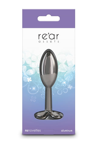 Rear Assets Clover Gunmetal Butt Plug - Loveangels