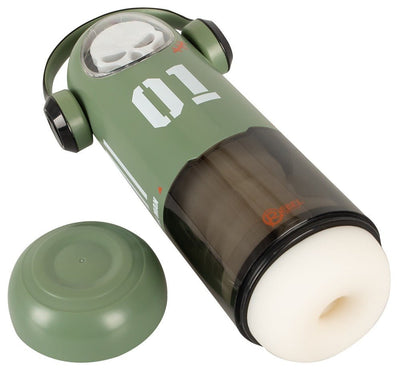 Rebel Skull Masturbator with Vibration, Heating and Thrusting - Loveangels