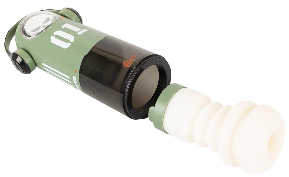 Rebel Skull Masturbator with Vibration, Heating and Thrusting - Loveangels
