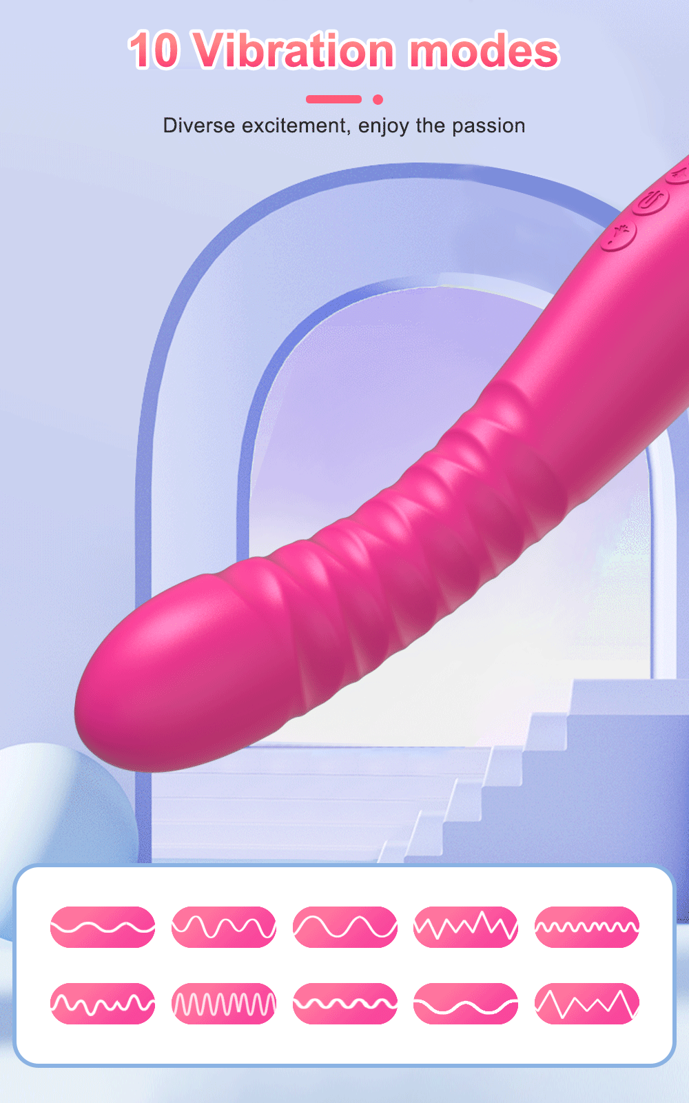Loveangels Curved and Ridged G-Spot Vibrator