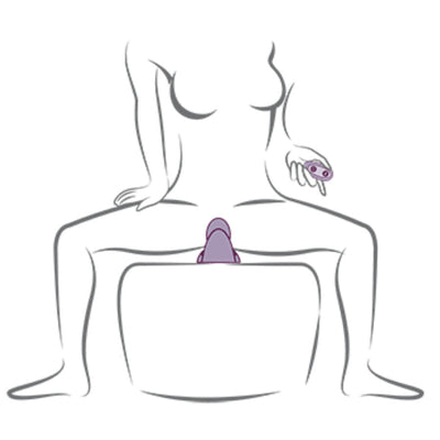 Rocks Off Ruby Glow Dusk Sit-On Vibrator - Loveangels
