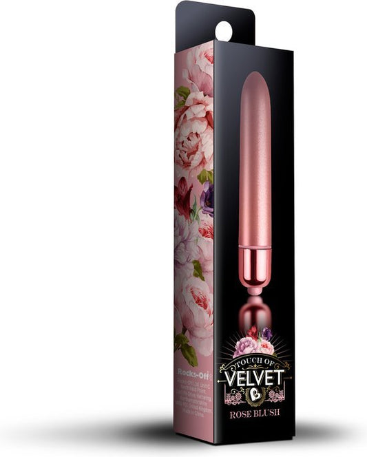 Rocks Off Touch Of Velvet Rose Blush Bullet Vibe - Loveangels