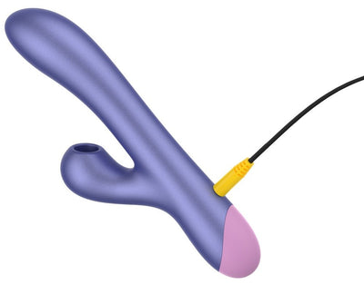 Romp Pulse Double Delights Rabbit Vibrator With Suction - Loveangels