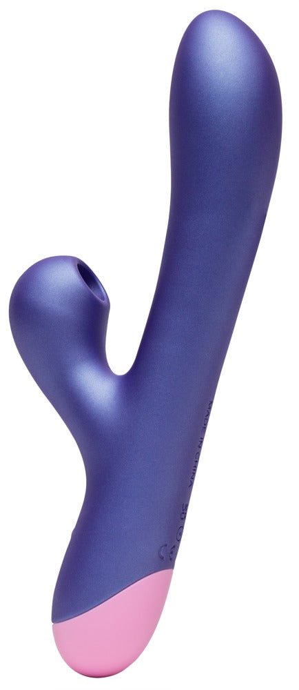 Romp Pulse Double Delights Rabbit Vibrator With Suction - Loveangels