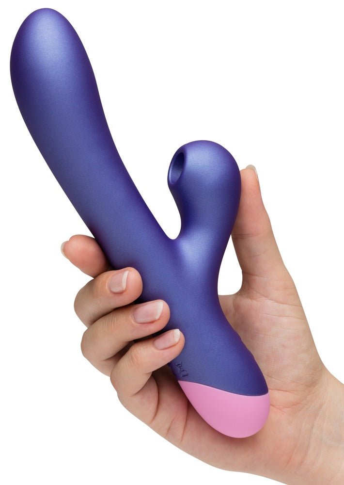 Romp Pulse Double Delights Rabbit Vibrator With Suction - Loveangels