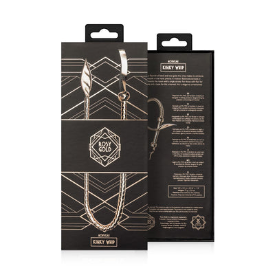 Rosy Gold - Bull Whip - Braided - Loveangels