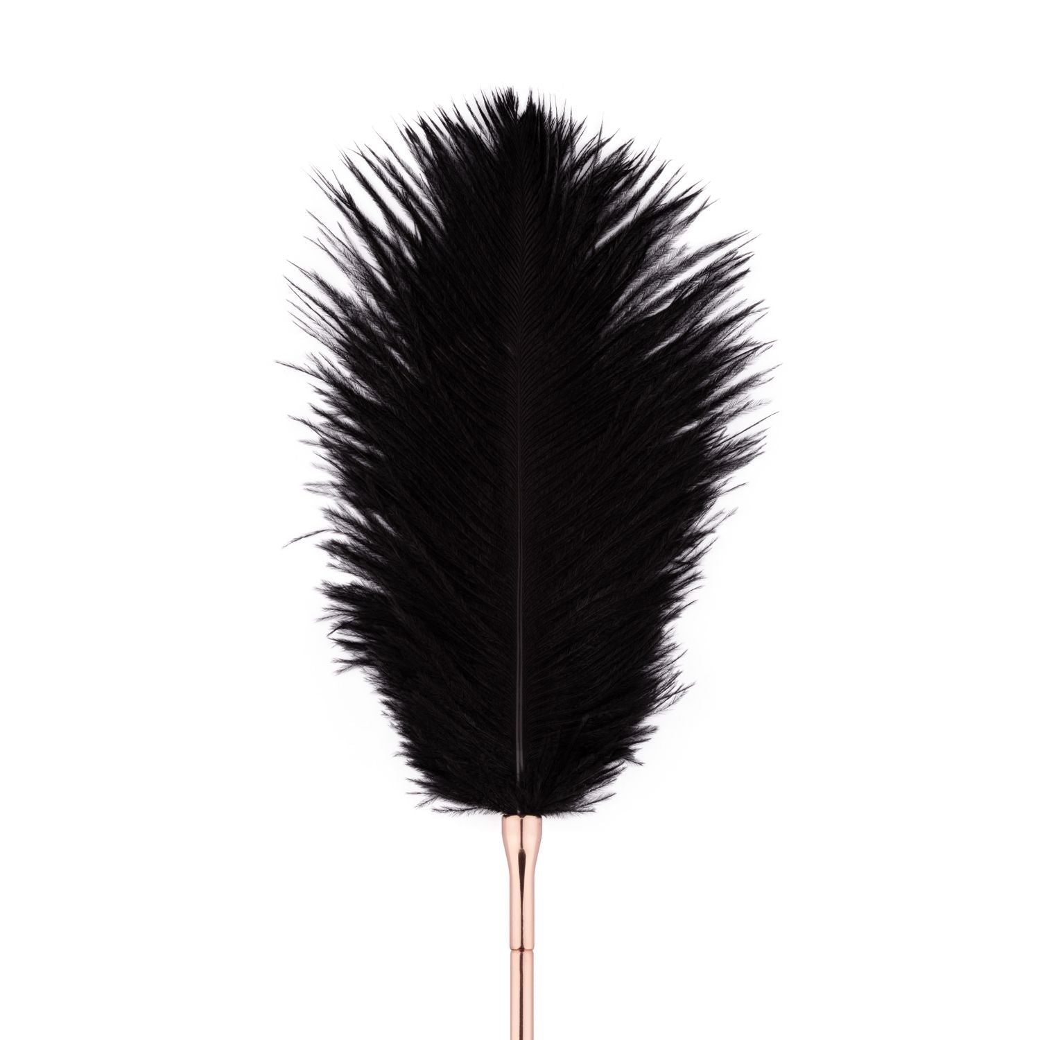 Rosy Gold Feather Tickler & Whip - Loveangels