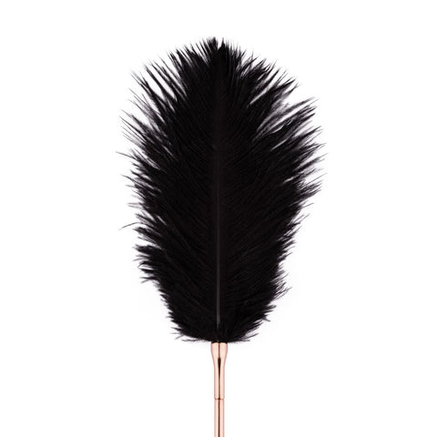 Rosy Gold Feather Tickler & Whip - Loveangels