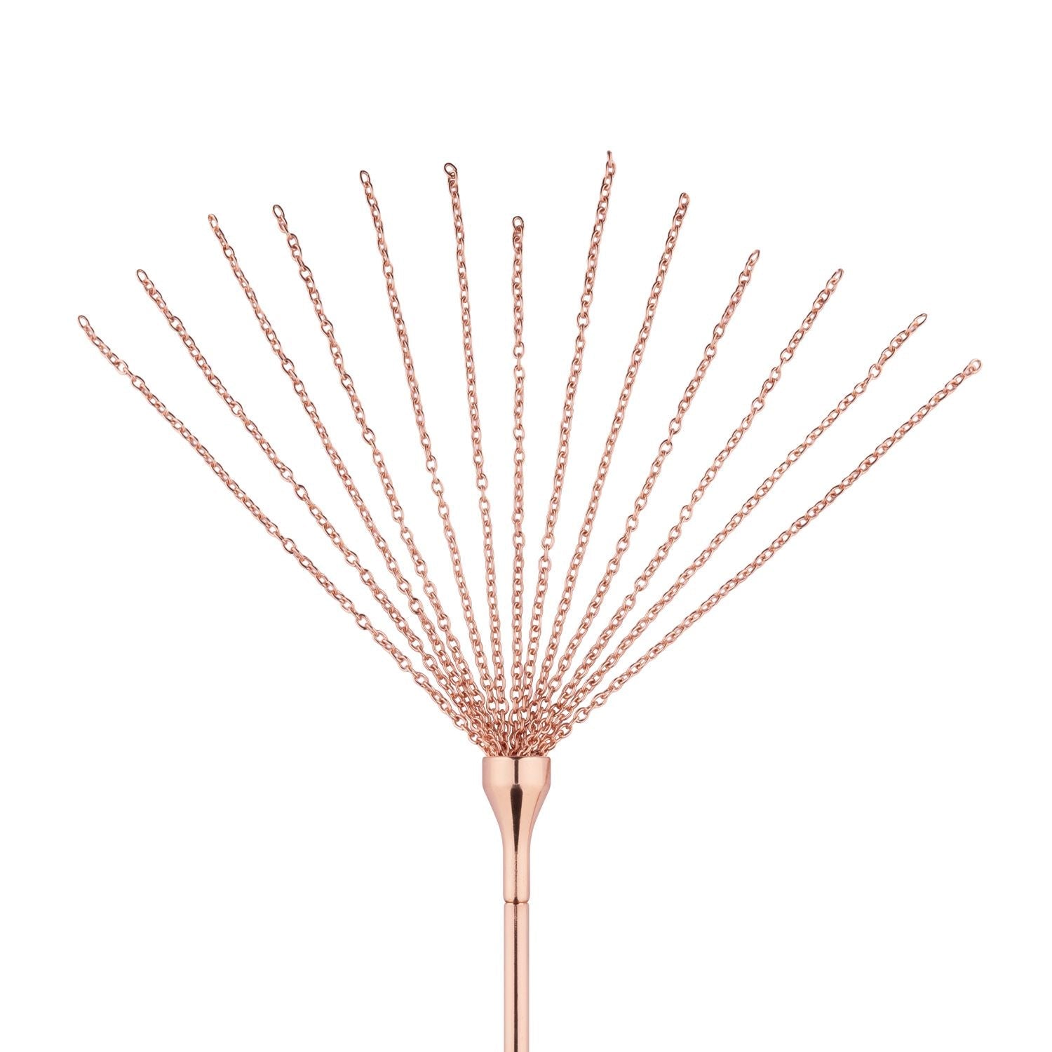 Rosy Gold Feather Tickler & Whip - Loveangels