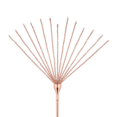 Rosy Gold Feather Tickler & Whip - Loveangels