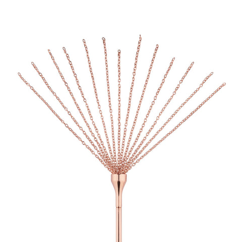 Rosy Gold Feather Tickler & Whip - Loveangels