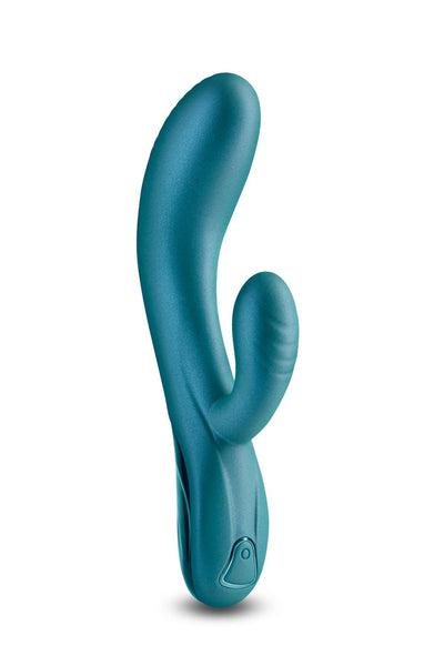 Royals Regent Metallic Green Rabbit Vibrator - Loveangels