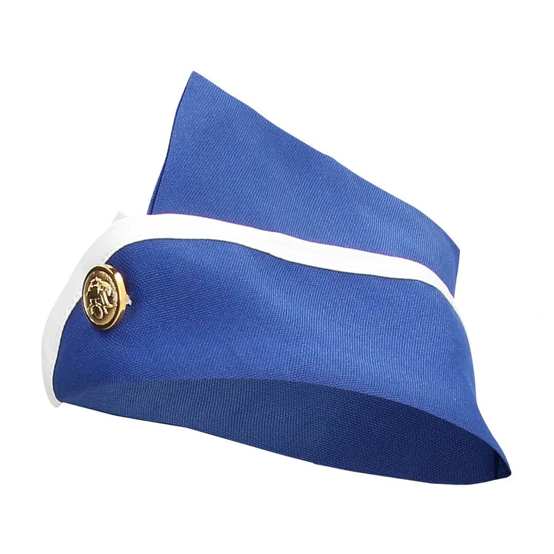 S - Line Stewardess Costume - S/M - Blue/White - Loveangels