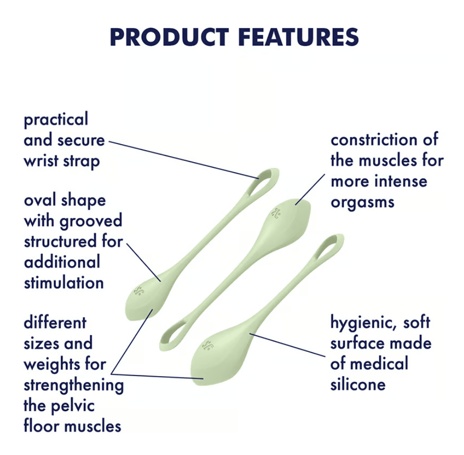 Satisfyer Yoni Power 2 Kegel Balls Set - Loveangels