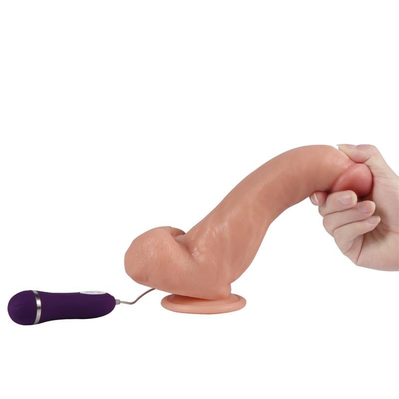 Shequ Duke Lungton 22.5cm Vibrating Dildo - Loveangels