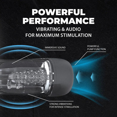 SonicPull - Suction and Vibration Masturbator Pump - Loveangels