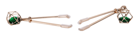 Sportsheets Sex and Mischief Crystal Nipple Clips - Loveangels
