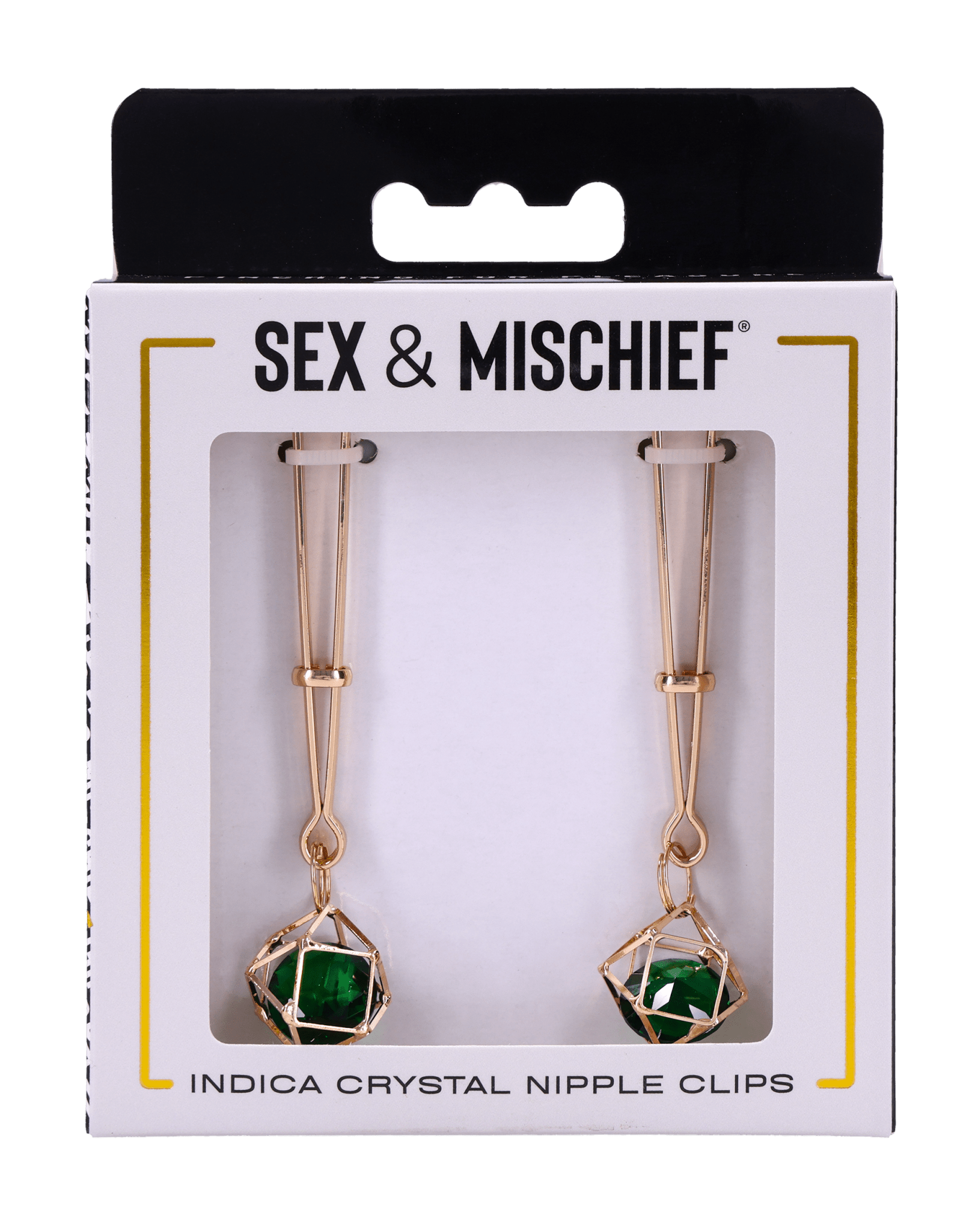 Sportsheets Sex and Mischief Crystal Nipple Clips - Loveangels