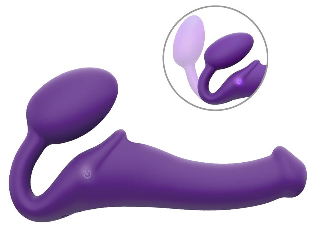 Strap - On - Me Vibrating Bendable Strapless Strap - On With Remote - Loveangels