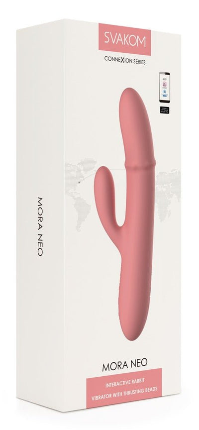 Svakom Mora Neo Pearl Ring Rabbit Vibrator With App Control - Loveangels