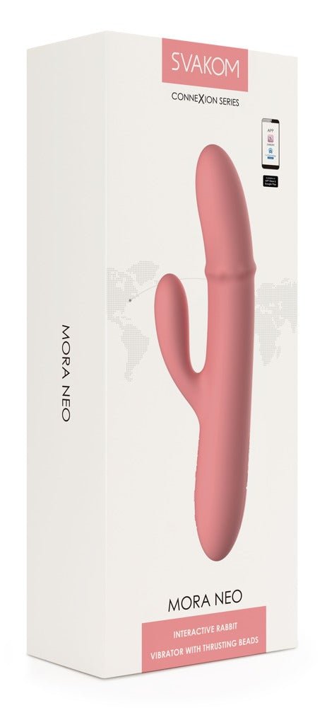 Svakom Mora Neo Pearl Ring Rabbit Vibrator With App Control - Loveangels