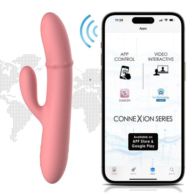 Svakom Mora Neo Pearl Ring Rabbit Vibrator With App Control - Loveangels
