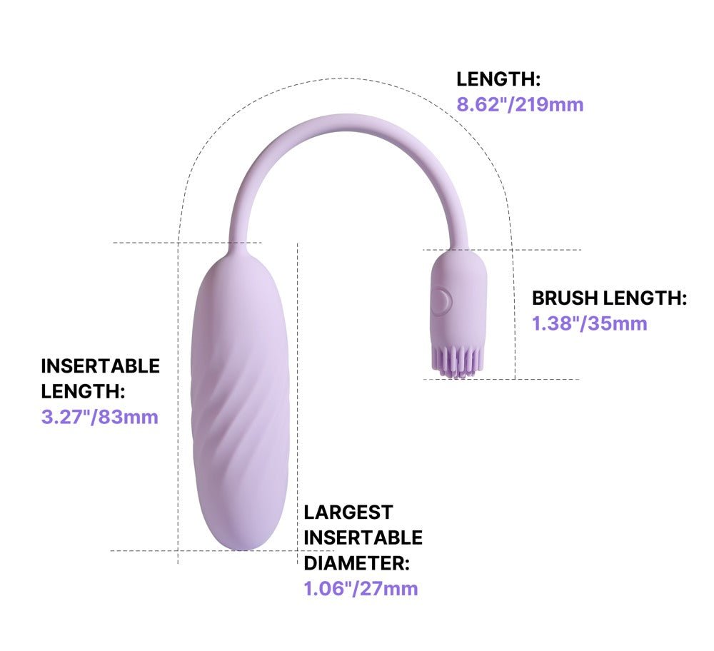 Svakom Plume Flexible Brush-Tail Bullet Vibrator - Loveangels