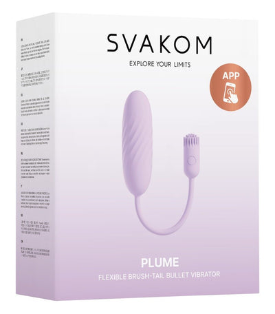 Svakom Plume Flexible Brush-Tail Bullet Vibrator - Loveangels