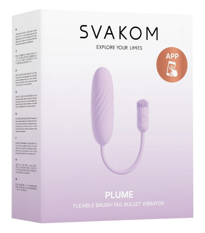 Svakom Plume Flexible Brush-Tail Bullet Vibrator - Loveangels