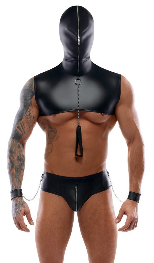 Svenjoyment Men's Hooded Bondage Set with Cuffs - Loveangels